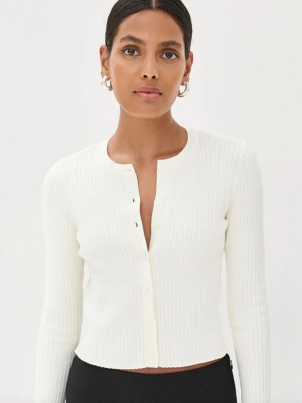 Reformation Joanne Cotton Cardigan XL